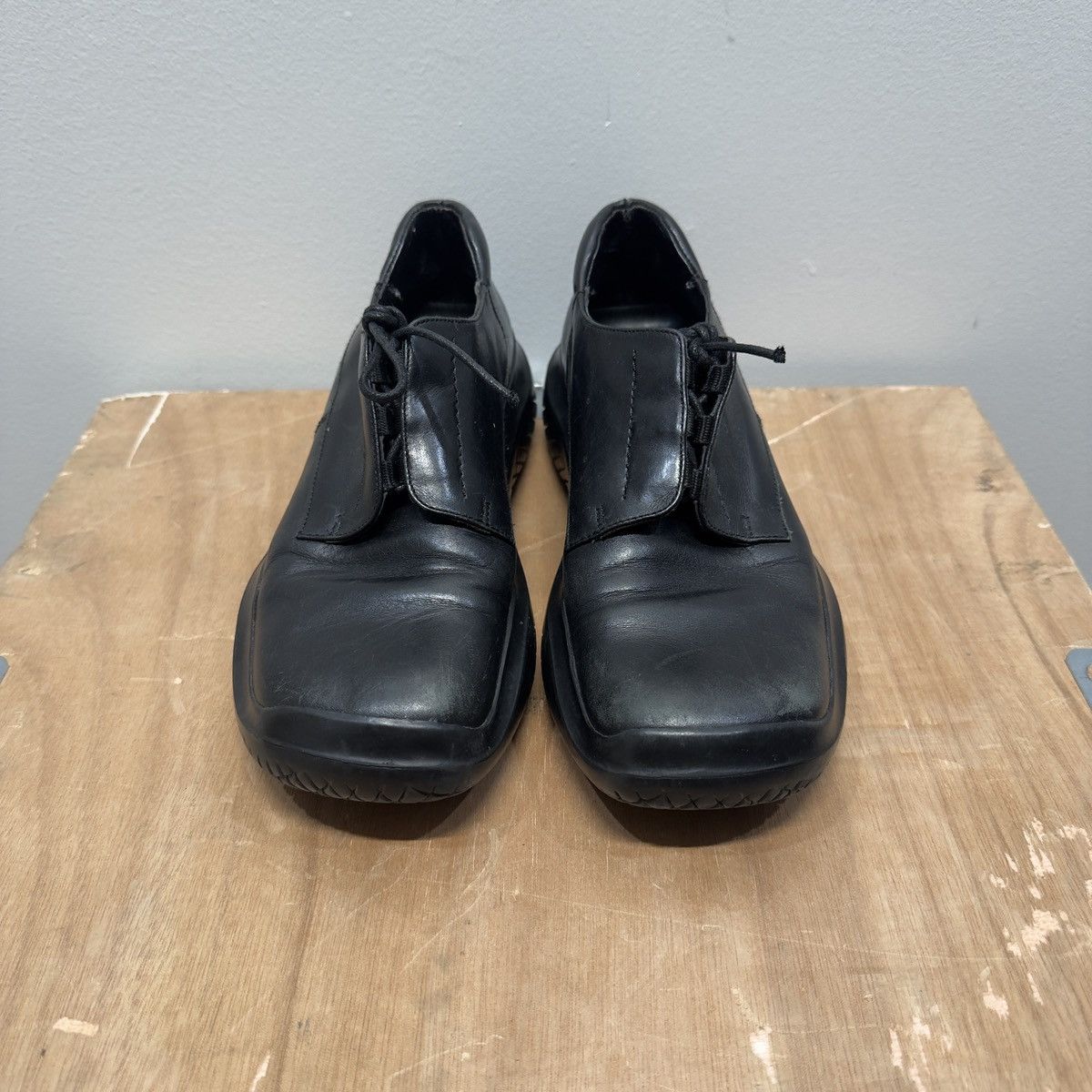 Prada Prada AW99 Archive Leather Low Boots Size US 8.5 / IT 38.5 - 3 Thumbnail