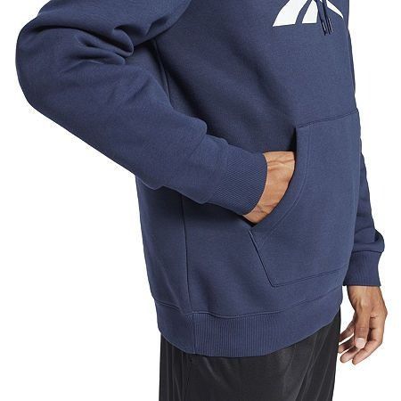 Other Reebok Men's Logo-Print Fleece Hoodie - Vector Navy, XL Size US XL / EU 56 / 4 - 2 Thumbnail