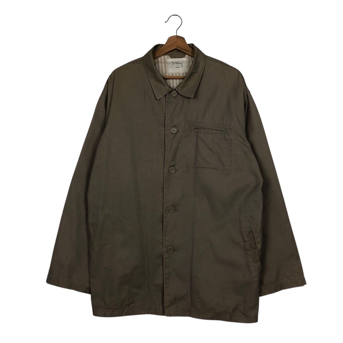 Issey Miyake Vintage Voirrggnn Voyage Work Jacket / Boxy Chore Coat Size US M / EU 48-50 / 2 - 2 Thumbnail
