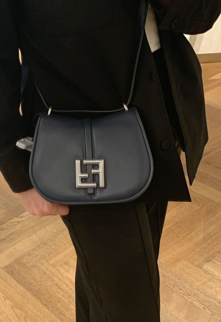 Fendi o1s1wg111224 Size: OS / C’mon Small Bag in Blue Size ONE SIZE - 7 Thumbnail
