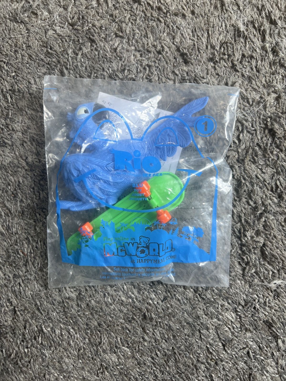 Hypebeast 2011 McDonald’s Rio Blu Toy Size ONE SIZE - 1 Thumbnail