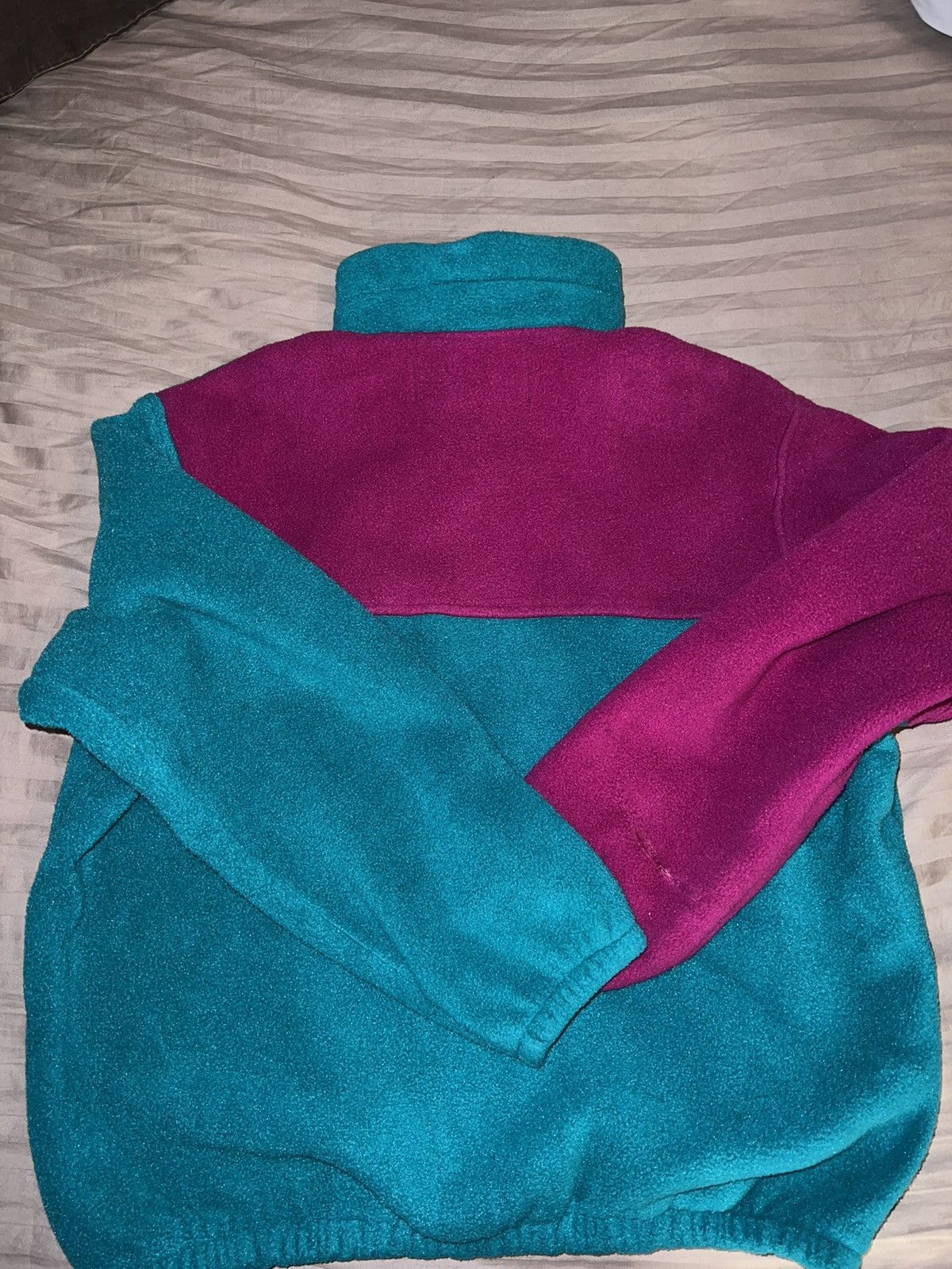 Patagonia Vintage Artic Cat Two Tone Neck Clasp Fleece Pullover Size US L / EU 52-54 / 3 - 4 Thumbnail