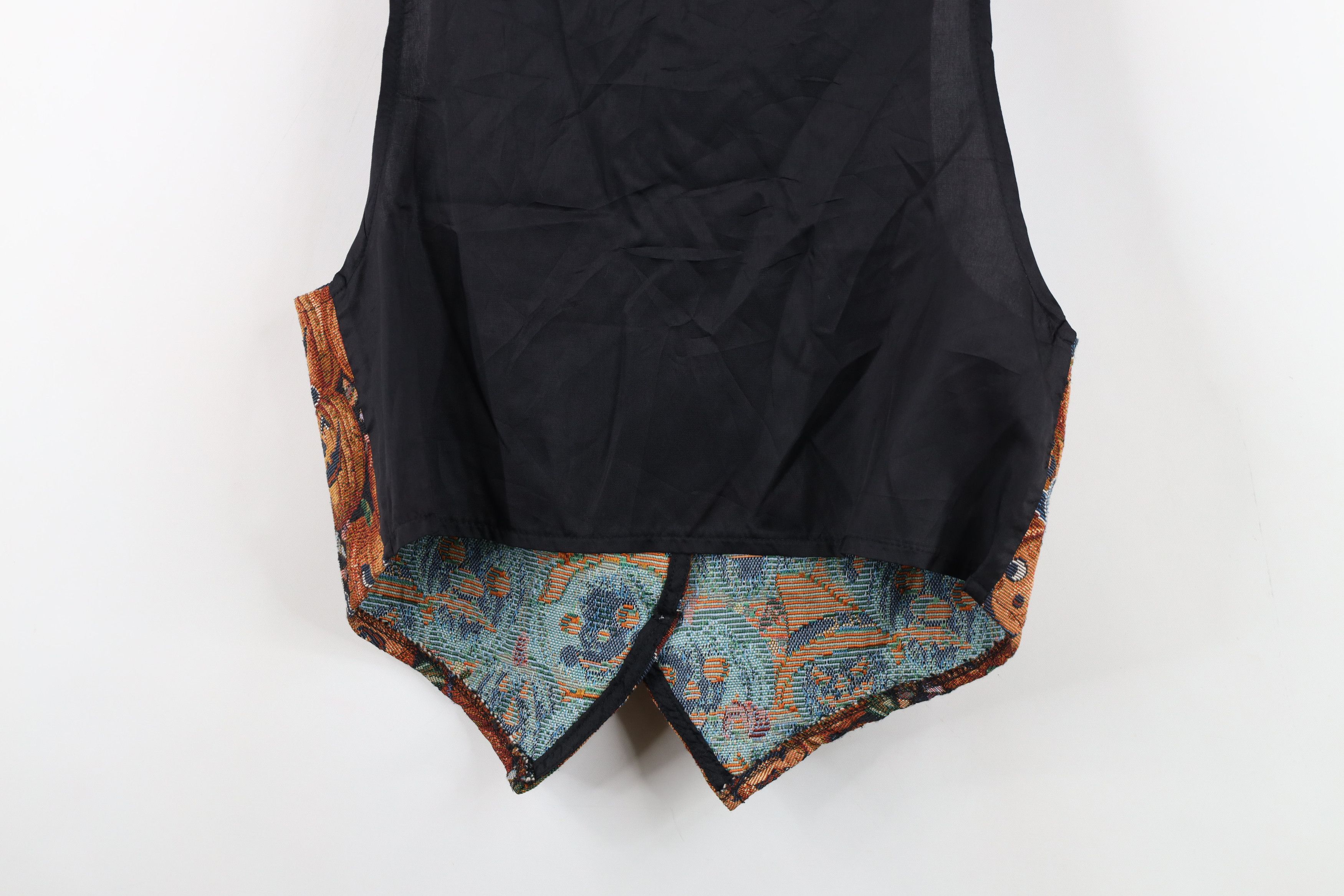 Vintage Vintage 90s Streetwear Pumpkin Halloween Vest Jacket USA Size M / US 6-8 / IT 42-44 - 13 Thumbnail