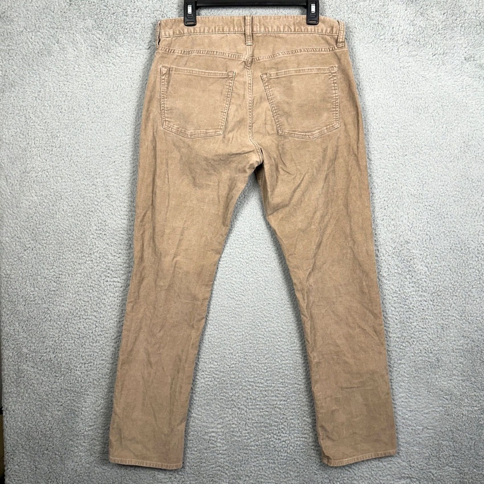 J.Crew J Crew Corduroy Pants Mens 32X32 Athletic Fit Stretch Tan 5 Pockets Size US 32 / EU 48 - 2 Thumbnail