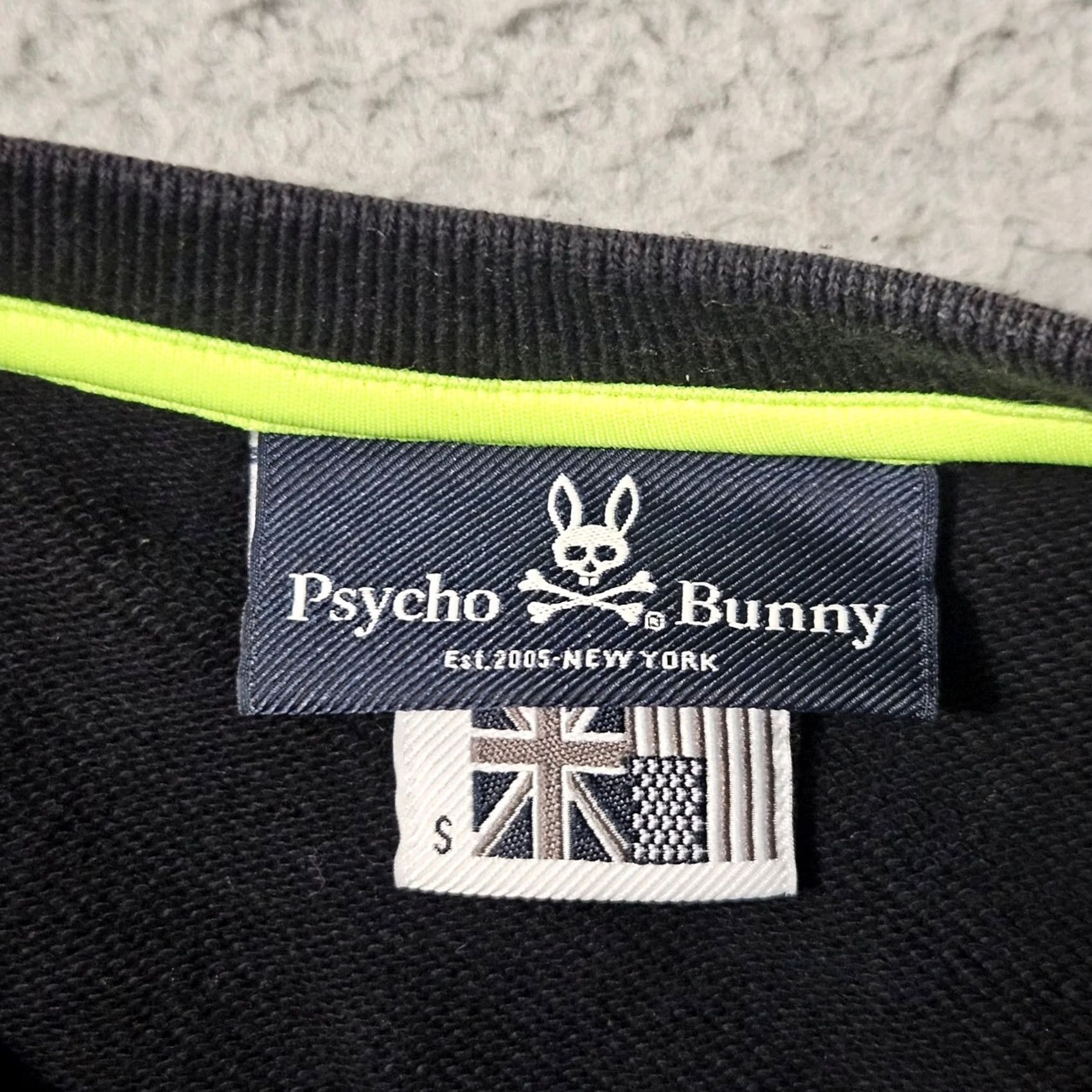 Psycho Bunny Psycho Bunny Sweater Black Men's Small Crew Neck Pullover Embroidered Logo Size US S / EU 44-46 / 1 - 3 Thumbnail