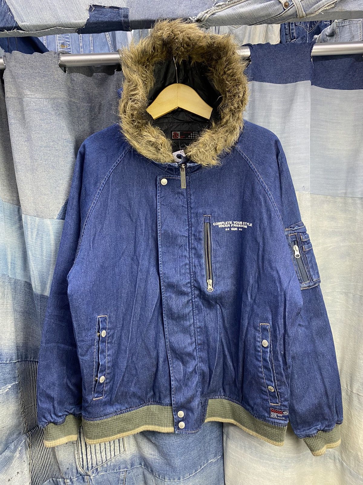 Vans fur denim jacket vintage vans winter session Size US L / EU 52-54 / 3 - 12 Thumbnail
