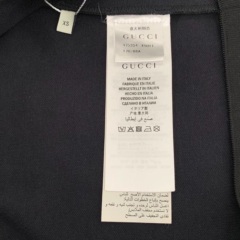 Gucci Gucci Black side logo detachable sleeve hooded sweatshirt 2 Size US XS / EU 42 / 0 - 7 Thumbnail