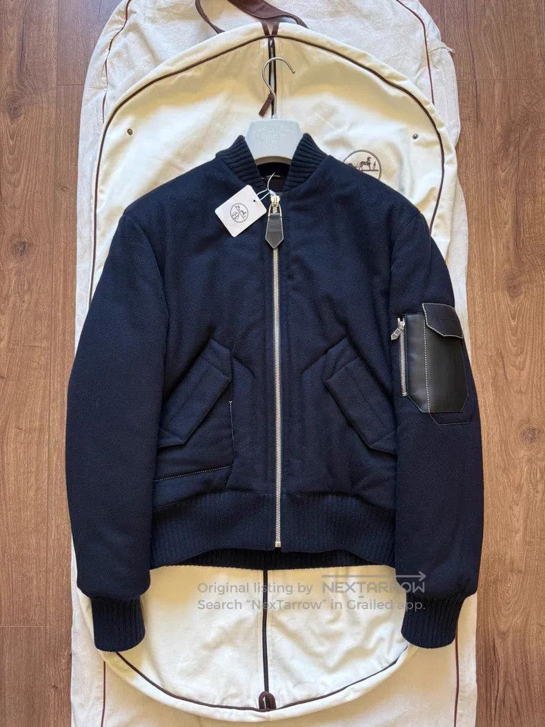 Hermes Hermes Knight Style Cashmere Patchwork Down Jacket Size US M / EU 48-50 / 2 - 2 Thumbnail