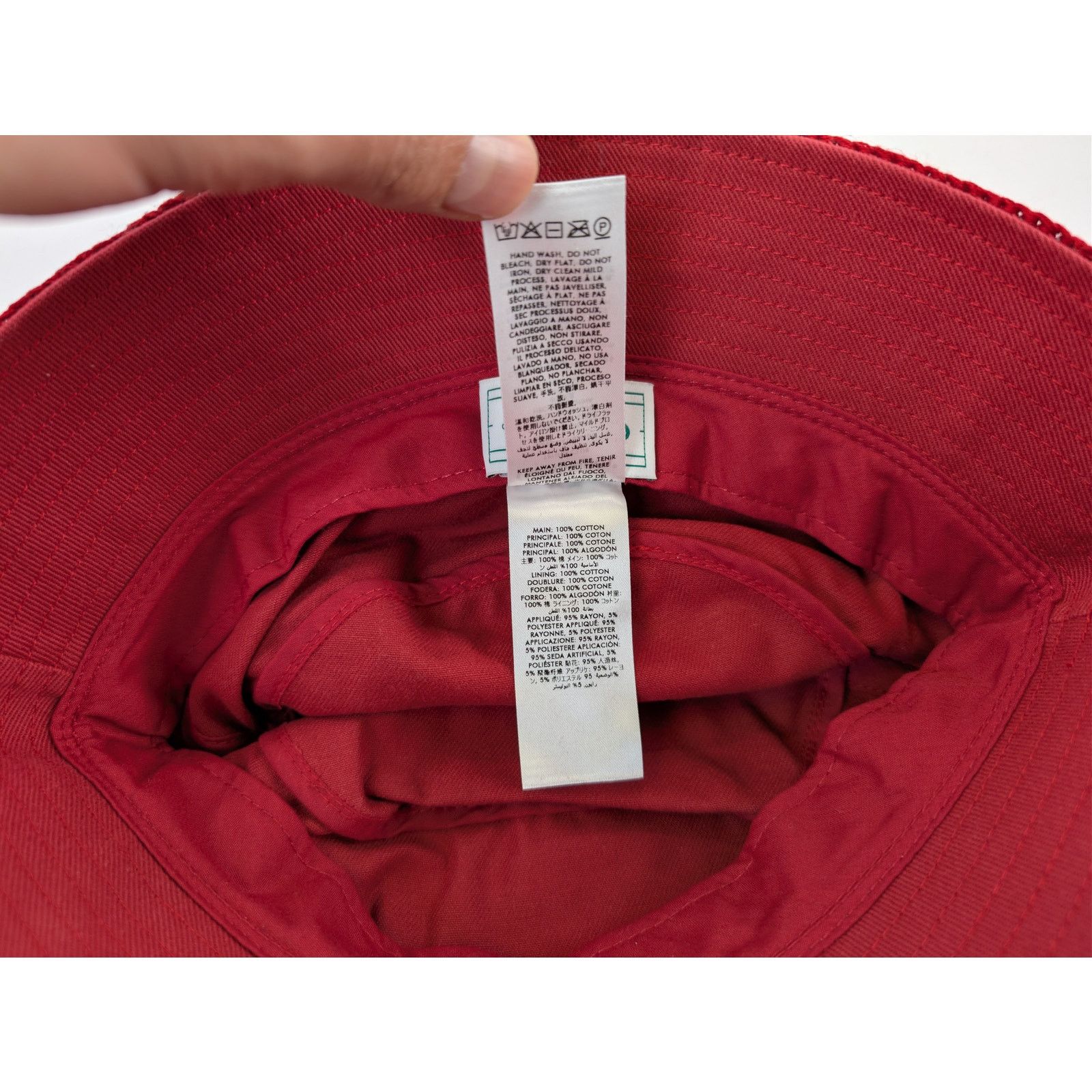 Casablanca o1rshd1 Size: M-L / Shell Striped Crochet Cap / Hat in Multi Size ONE SIZE - 14 Thumbnail
