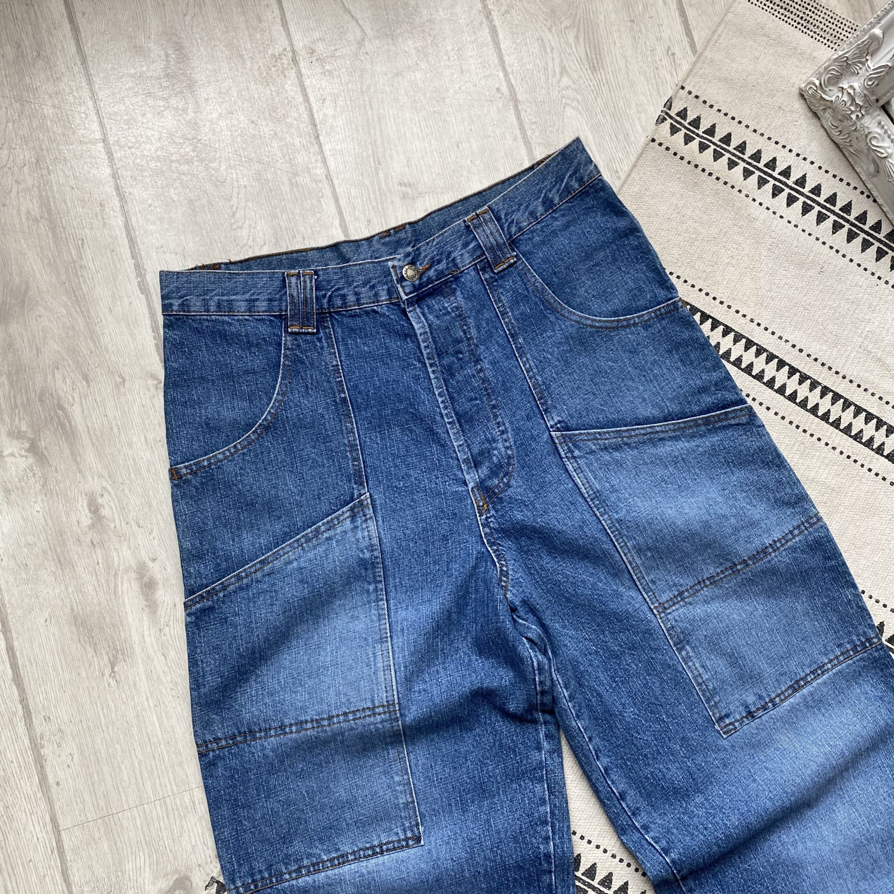 JNCO 🛹 Vintage Double pocket skater cargo baggy pants workwear Size US 33 - 2 Thumbnail