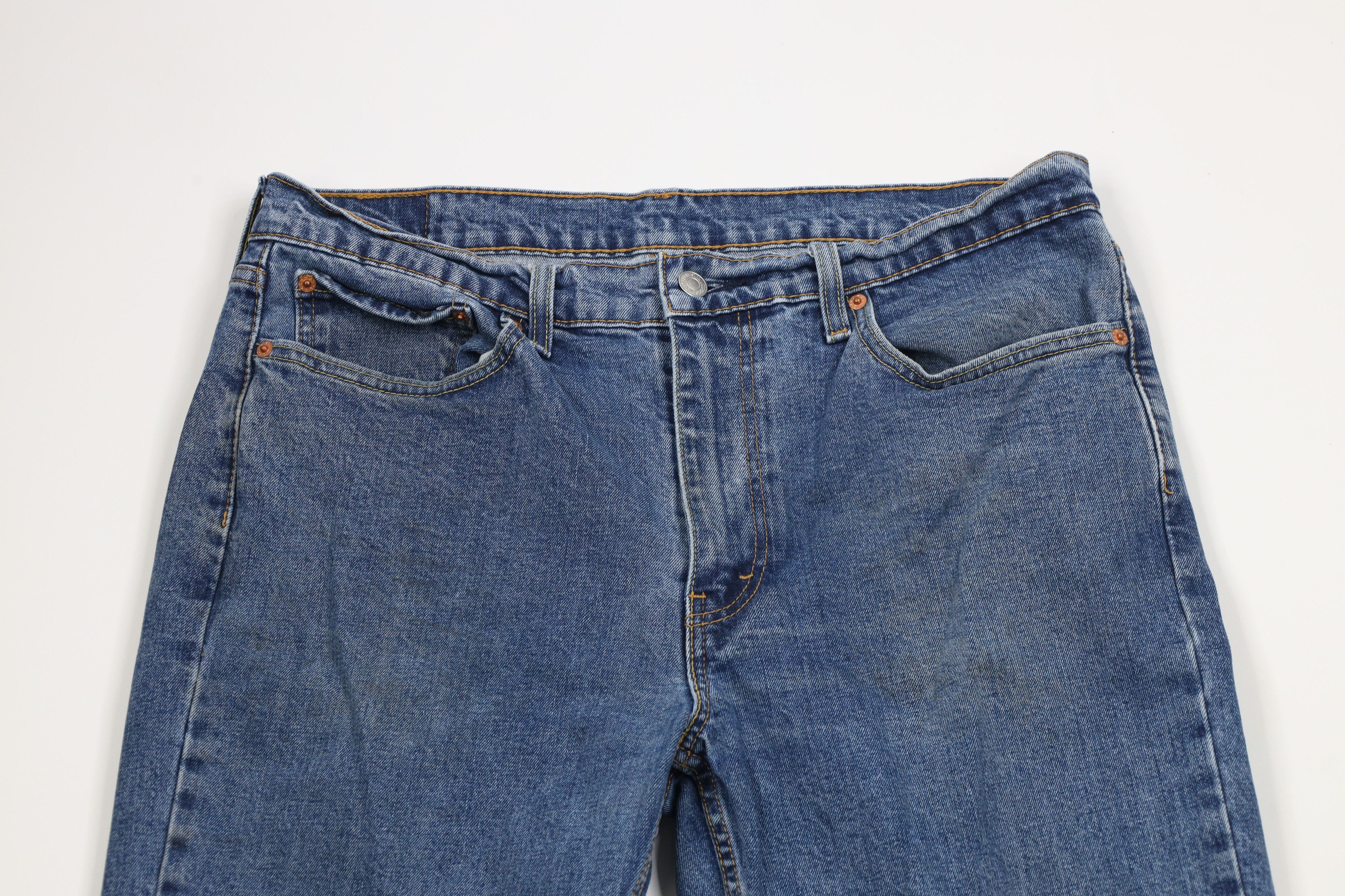 Levi's × Vintage Vintage Y2K Levis 514 Straight Leg Denim Jeans Blue Cotton Size US 36 / EU 52 - 2 Thumbnail