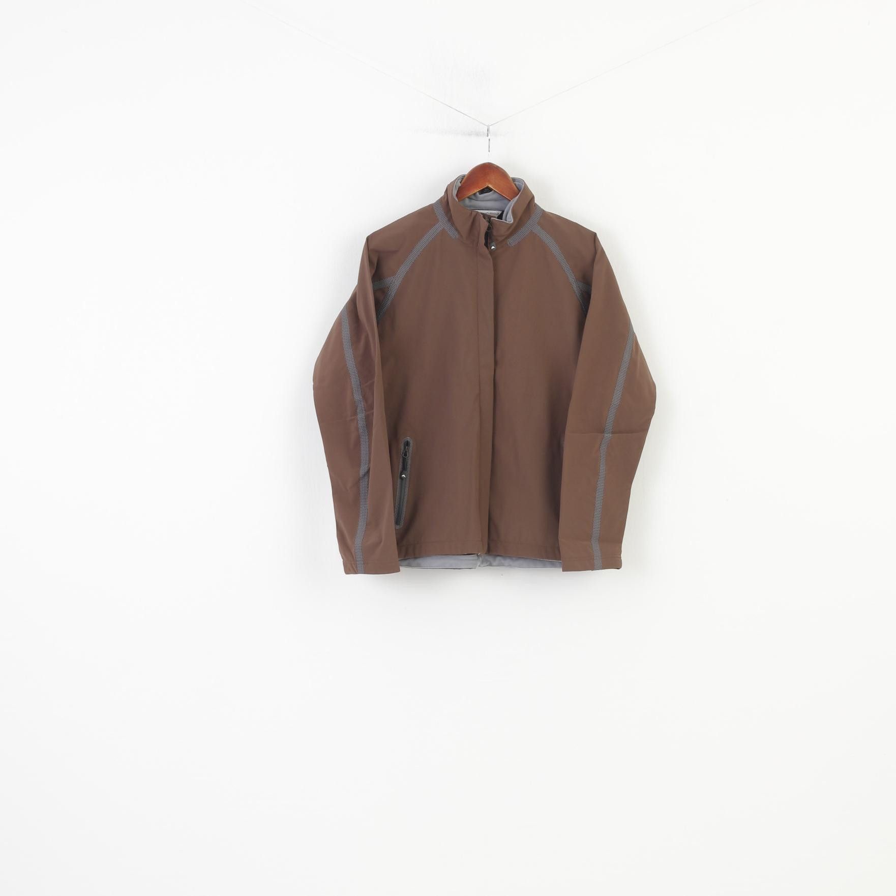 Vintage F.LLI Campagnolo Women M Jacket Brown Windstopper 4171 Size M / US 6-8 / IT 42-44 - 1 Thumbnail