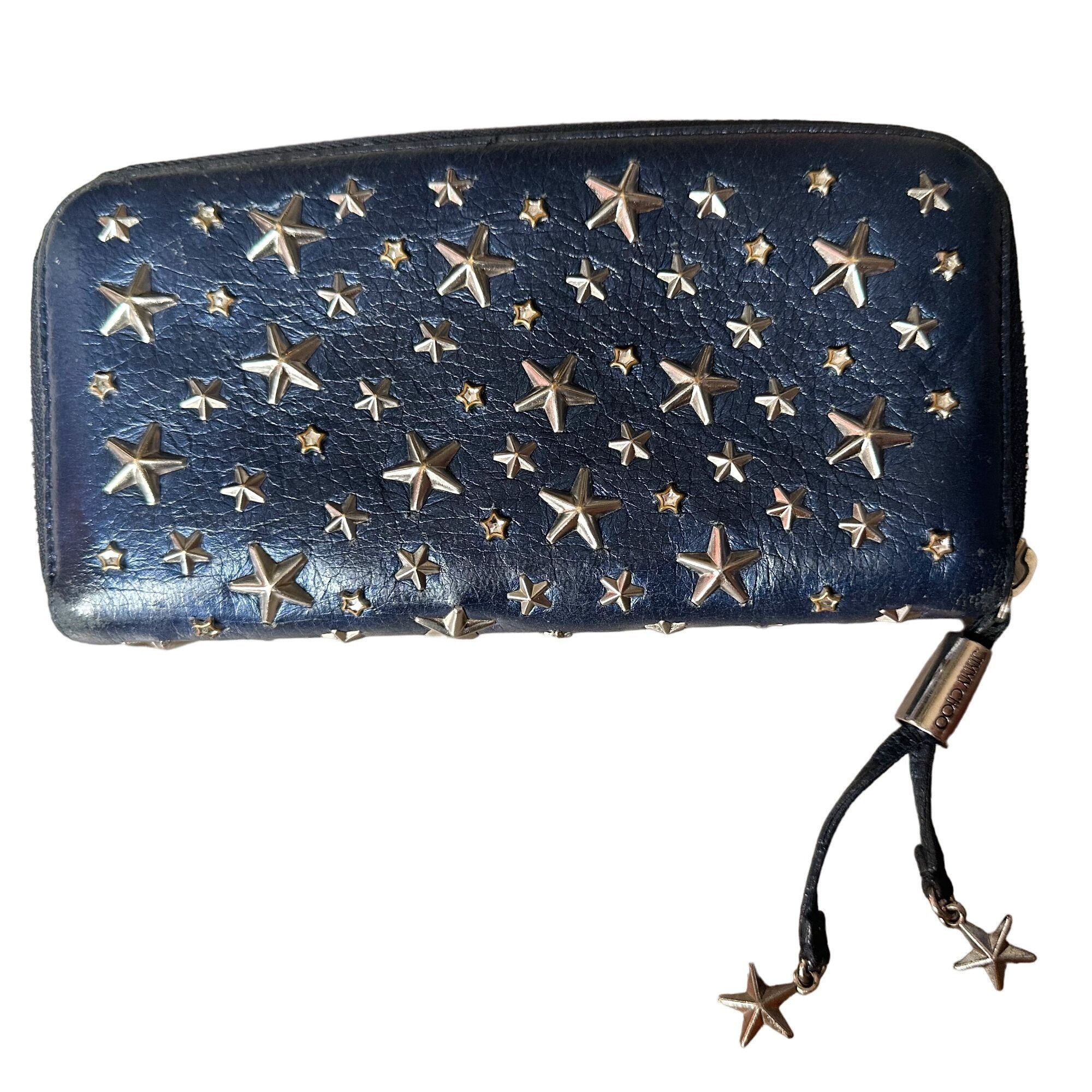 Jimmy Choo Jimmy Choo Blue Star Studded Long Wallet Size ONE SIZE - 1 Thumbnail