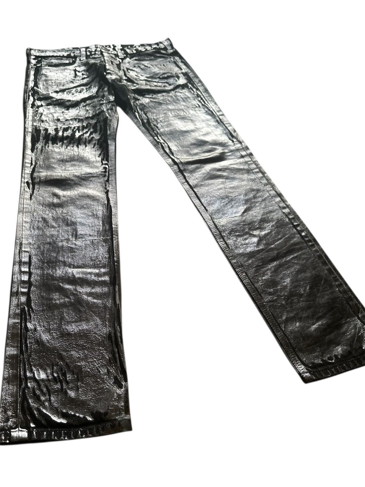 Neil Barrett Neil Barret 2005 Waxed Denim Size US 30 / EU 46 - 3 Thumbnail