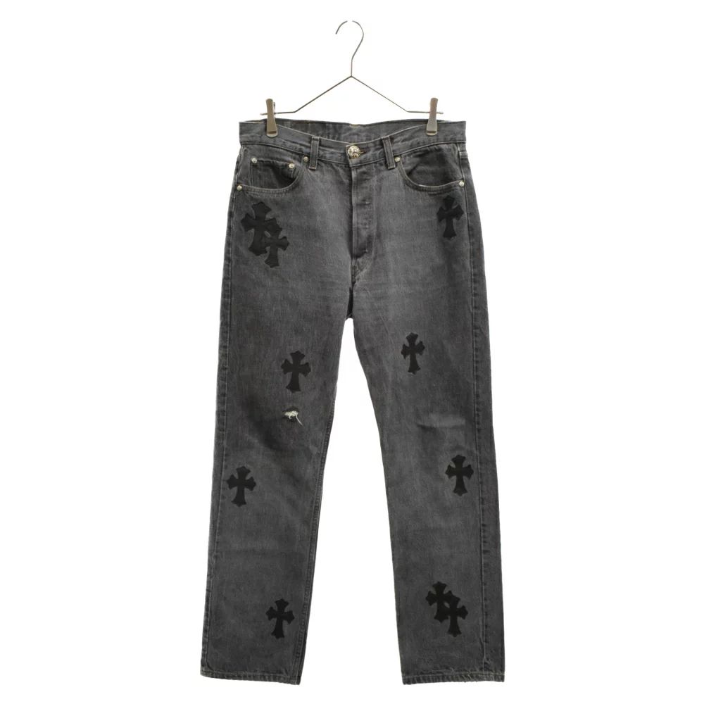 Pre-owned Chrome Hearts X Levi's Vintage Jeans In Black