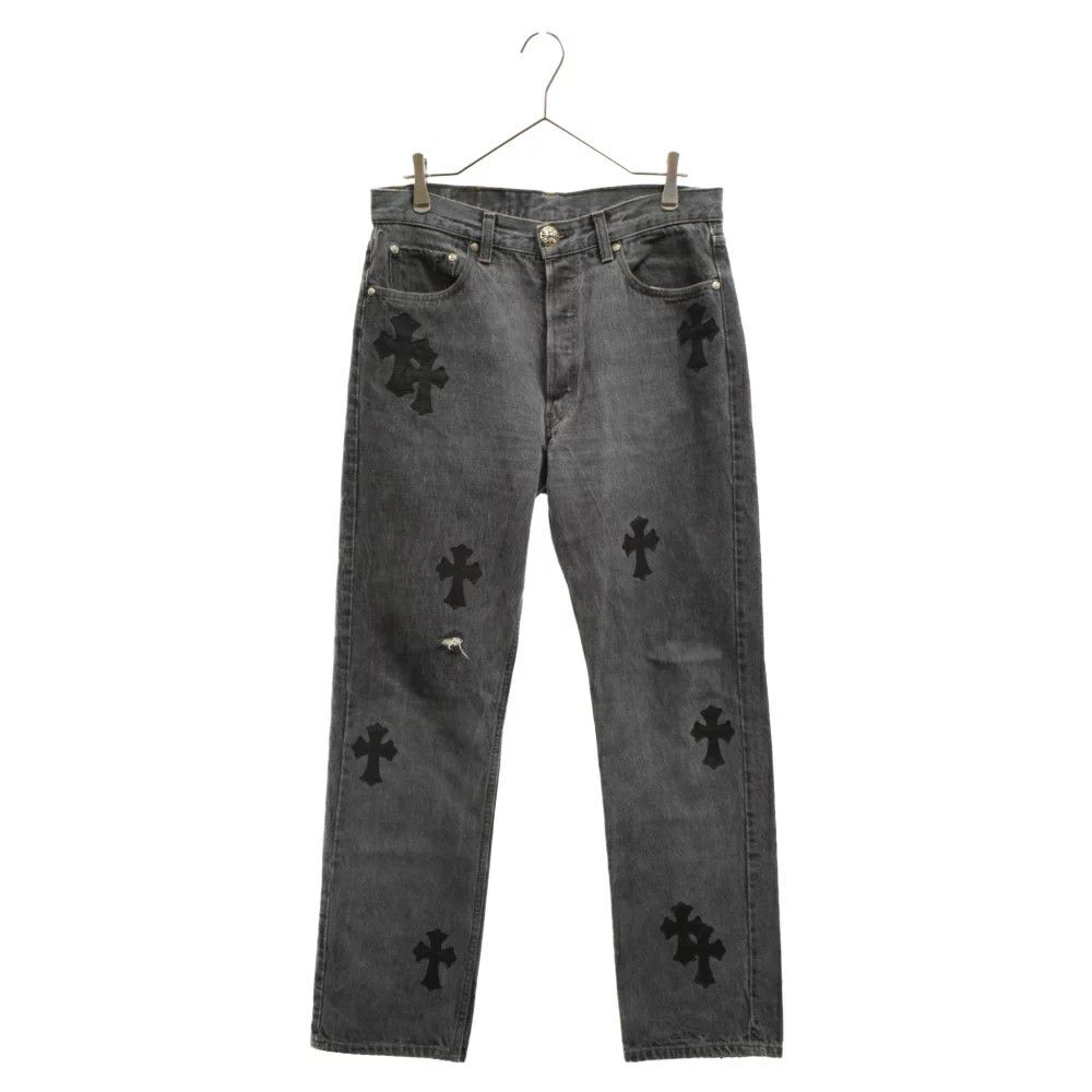 image of Chrome Hearts X Levi's Vintage Jeans in Black, Men's (Size 31)