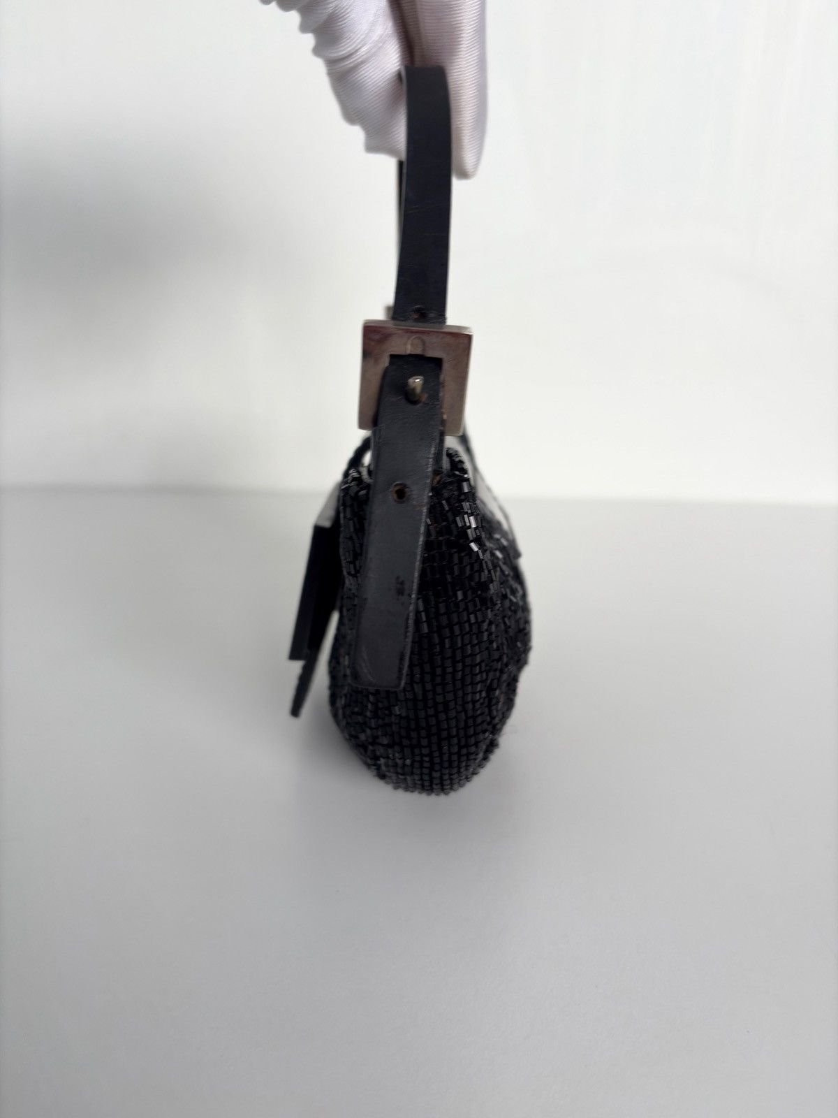 Fendi Fendi Black Beaded Mini Croissant Size ONE SIZE - 5 Thumbnail