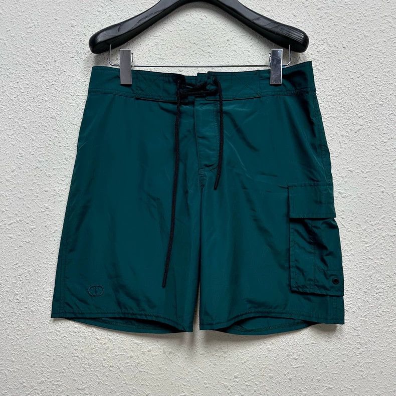Dior Size S Embroidered pocket workwear drawstring shorts