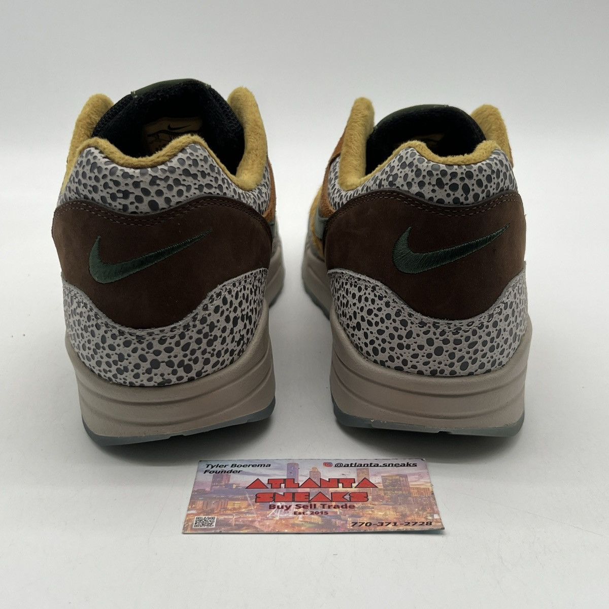Nike Atmos X Air Max 1 safari Size US 12 / EU 45 - 3 Thumbnail