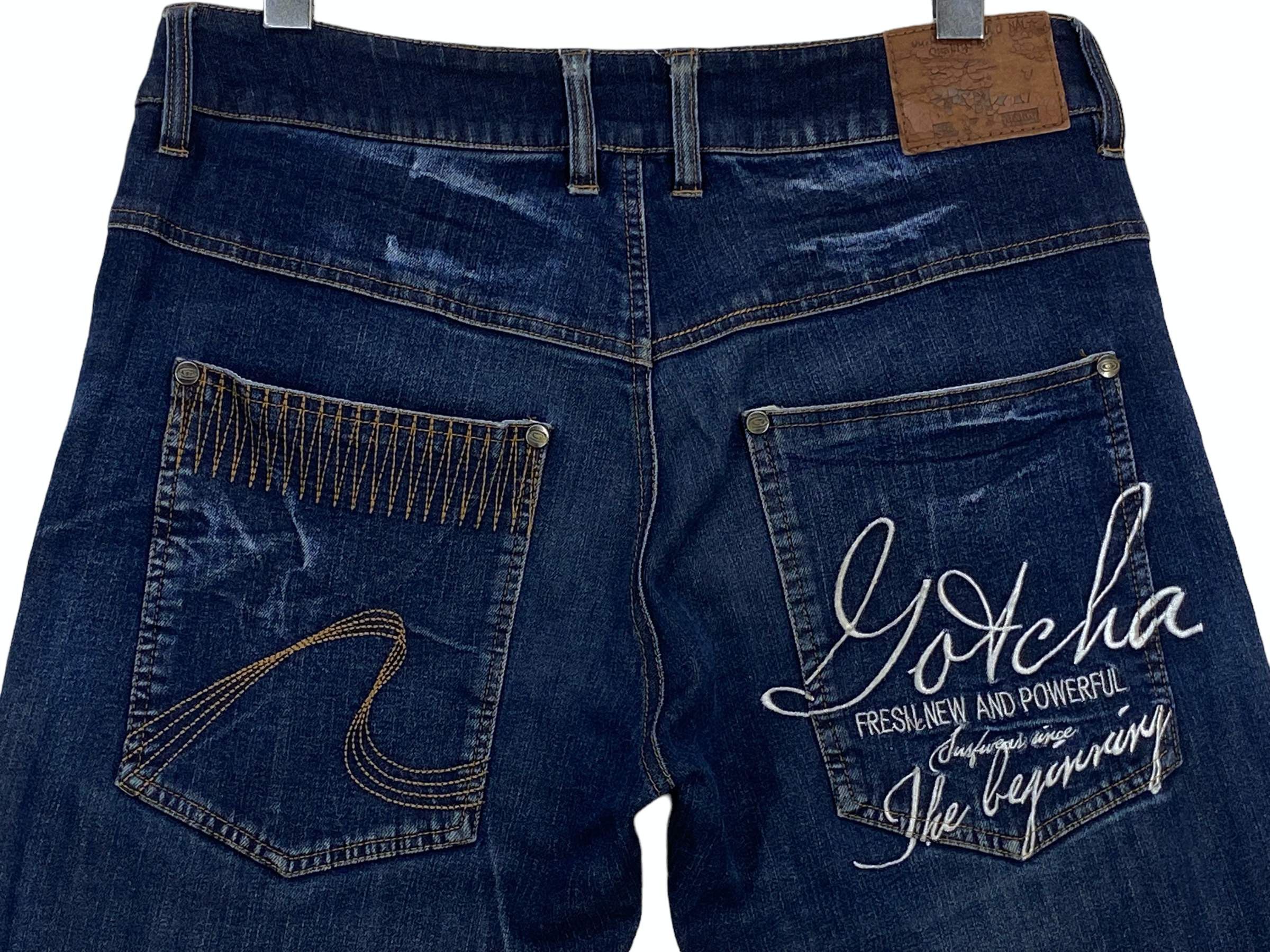 Gotcha × Japanese Brand Gotcha Jeans Gotcha Hip Hop Surf Pants Size US 33 - 5 Thumbnail