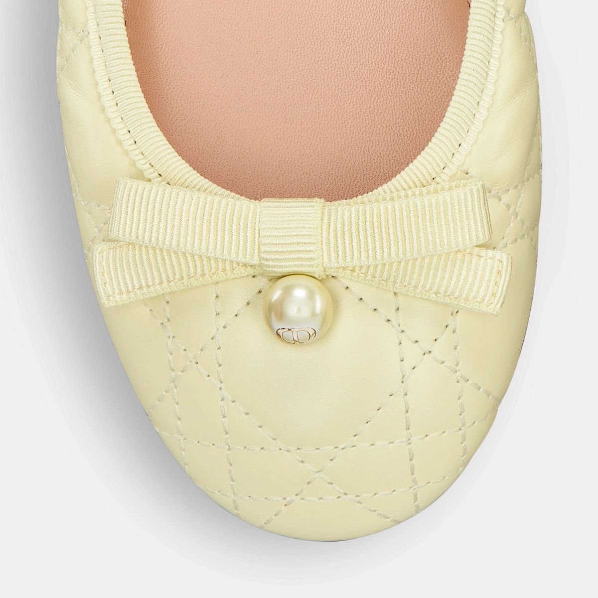Dior o1bcso1str0226 Dior Ballet Flat in Pastel Yellow Size US 7 / IT 37 - 4 Thumbnail
