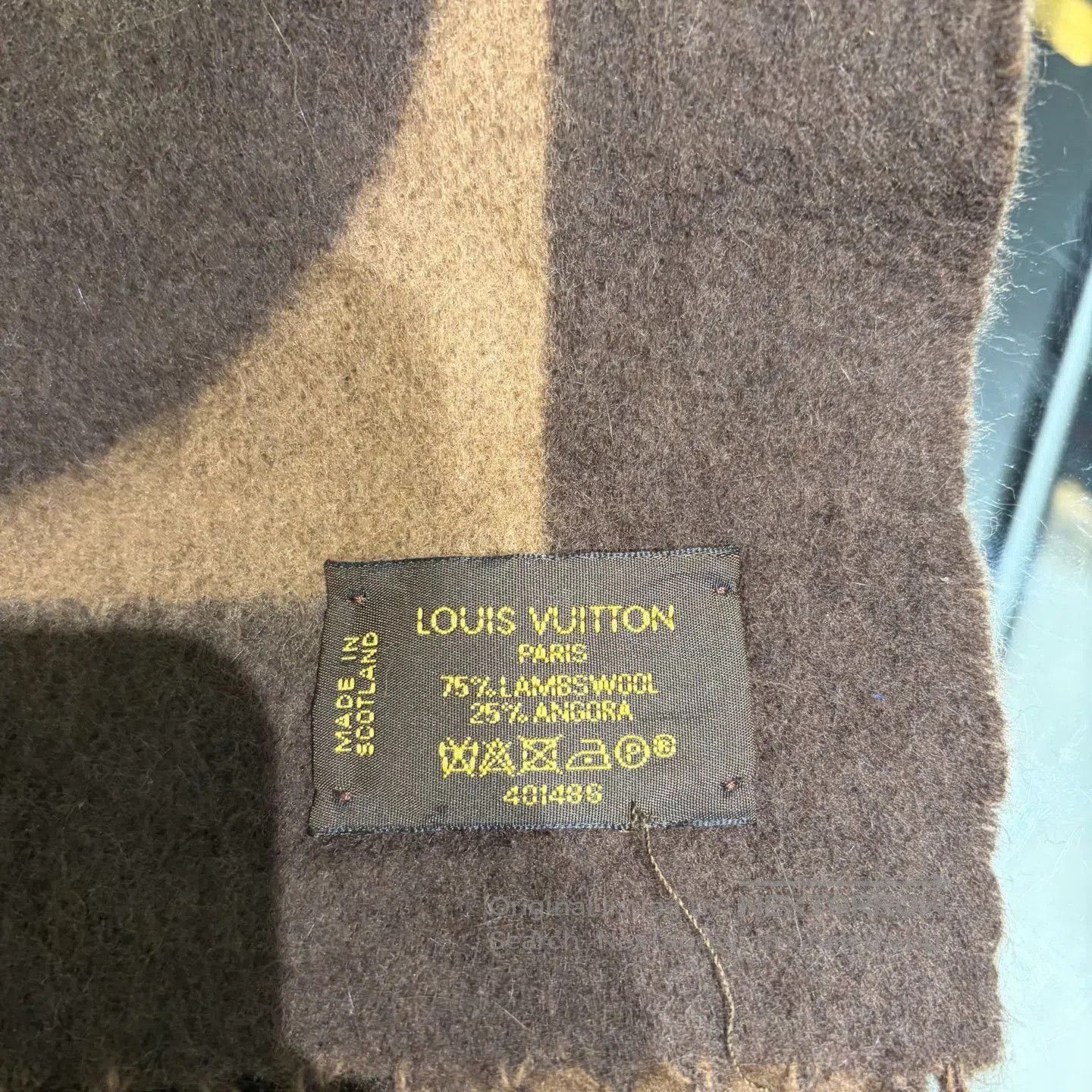 Louis Vuitton Louis Vuitton Cardiff Logo Wool Scarf. Size ONE SIZE - 3 Thumbnail