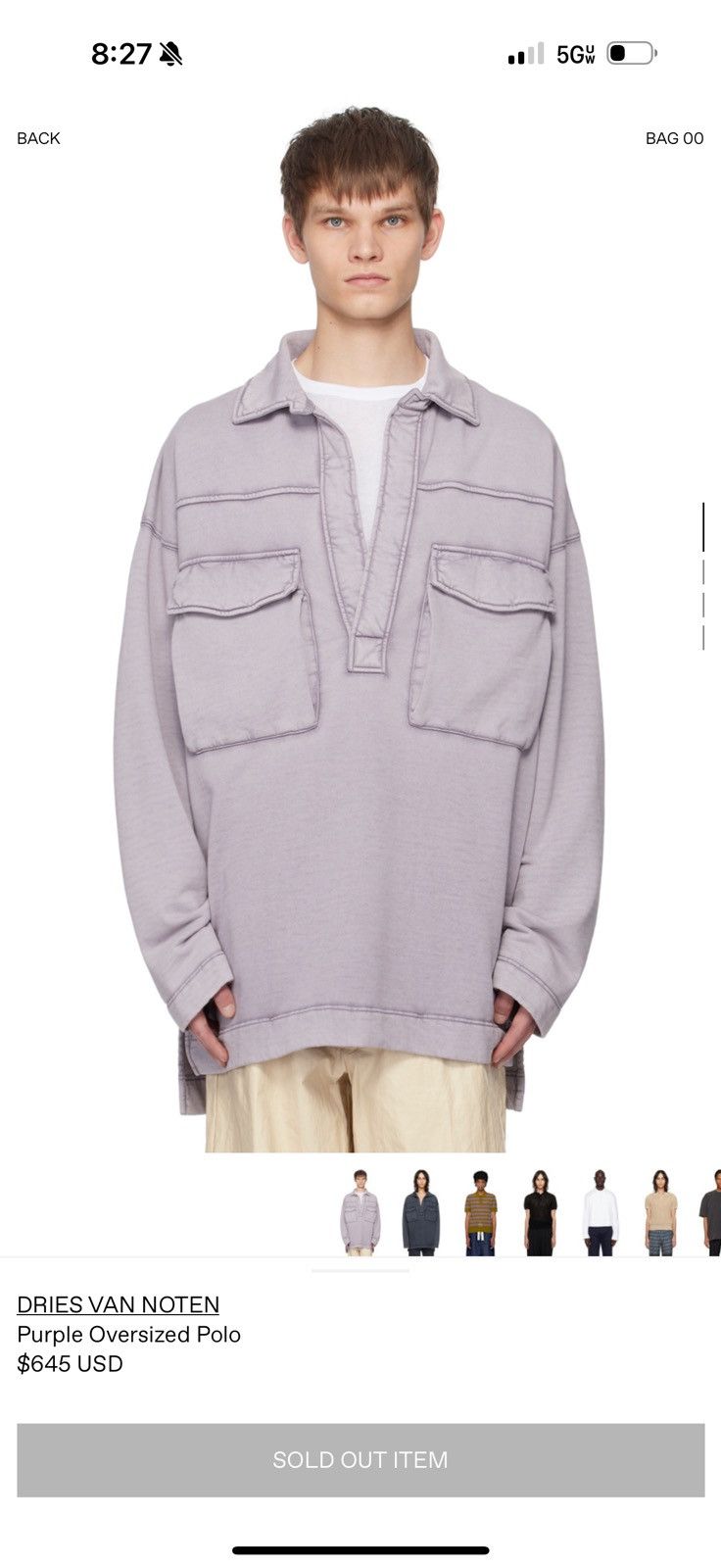 Dries Van Noten Oversized Polo Sweater/Sweatshirt Size US S / EU 44-46 / 1 - 1 Thumbnail