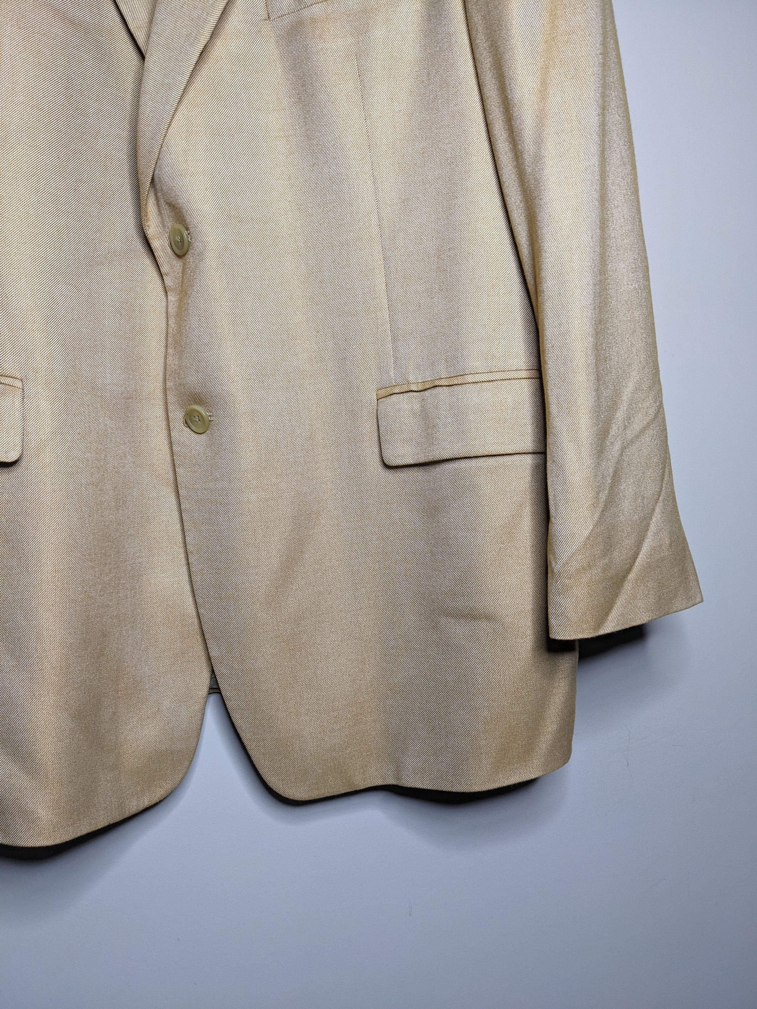 Chaps Ralph Lauren Chaps Ralph Lauren Mens Suit Jacket Blazer 46R 100% Bamboo Size 46R - 3 Thumbnail