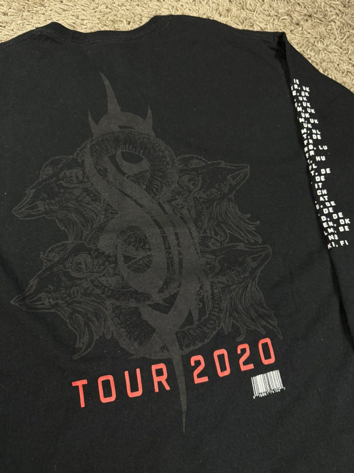 Band Tees Longsleeve rock Slipknot Tour 2020 original music item Size US L / EU 52-54 / 3 - 4 Thumbnail