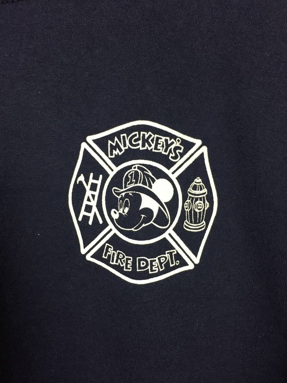 Cartoon Network Vtg Walt Disney World Mickey's Fire Department Cartoon Tee Size US XXL / EU 58 / 5 - 7 Thumbnail