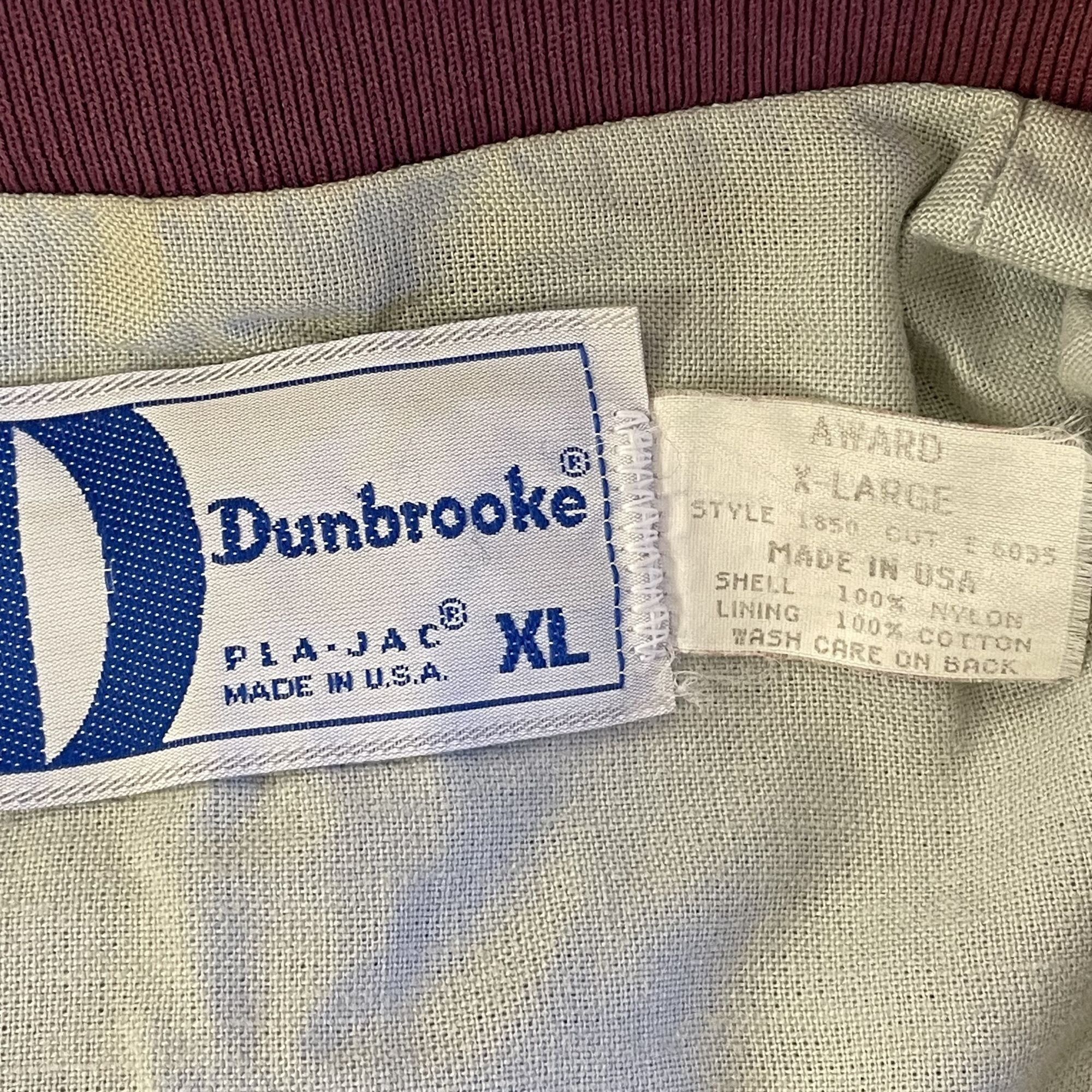 Dunbrooke Vtg Dunbrooke USA Maroon Nylon UM University Missouri jacket Size US XL / EU 56 / 4 - 3 Thumbnail