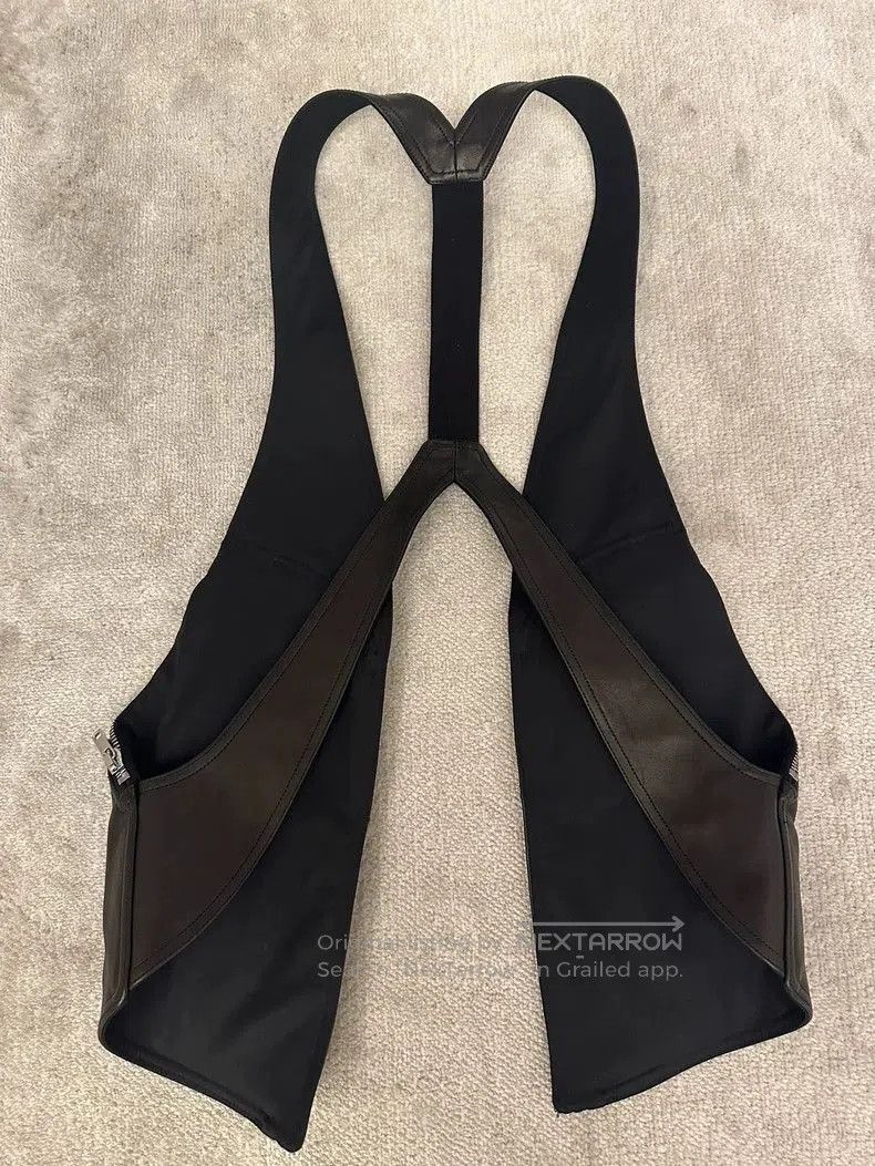 Rick Owens RICK OWENS Leather Zip Detail Vest. Size US L / EU 52-54 / 3 - 3 Thumbnail