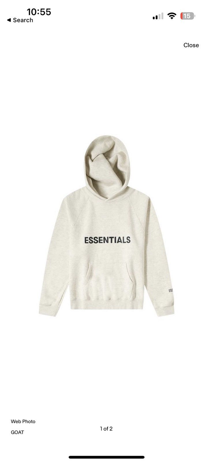 Essentials Fear of god essentials light oatmeal hoodie ss2020 Size US XXL / EU 58 / 5 - 1 Thumbnail