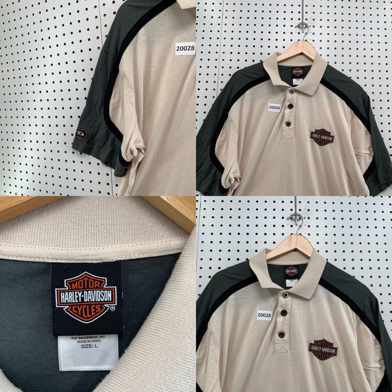 Harley Davidson Harley-Davidson Polo Shirt Mens Large Black Motorcycle Michigan 24x33 Polo Shirt Black Mens Large 24x33 Michigan Motorcycle Harley-Davidson Size US L / EU 52-54 / 3 - 8 Thumbnail