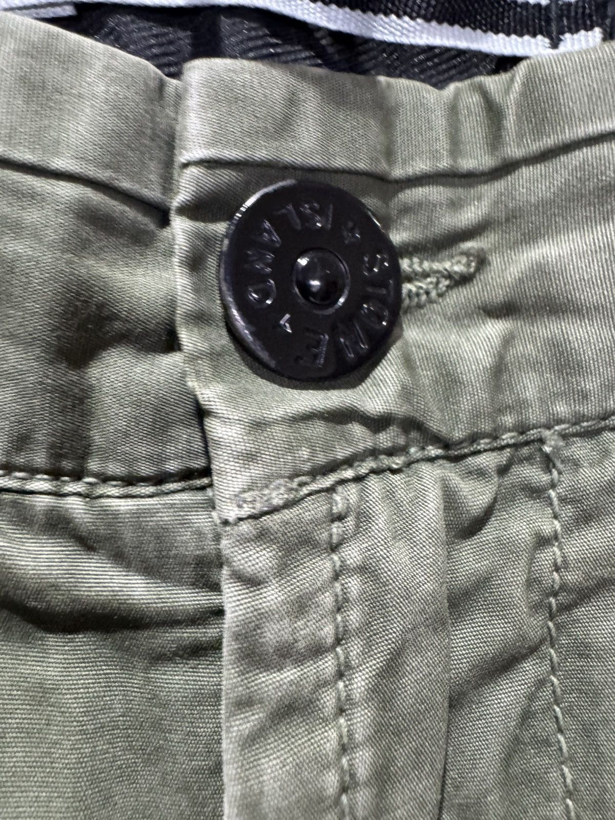 Stone Island Stone Island Skinny Slim Fit Cargo Pants Olive Green Black Size US 30 / EU 46 - 4 Thumbnail