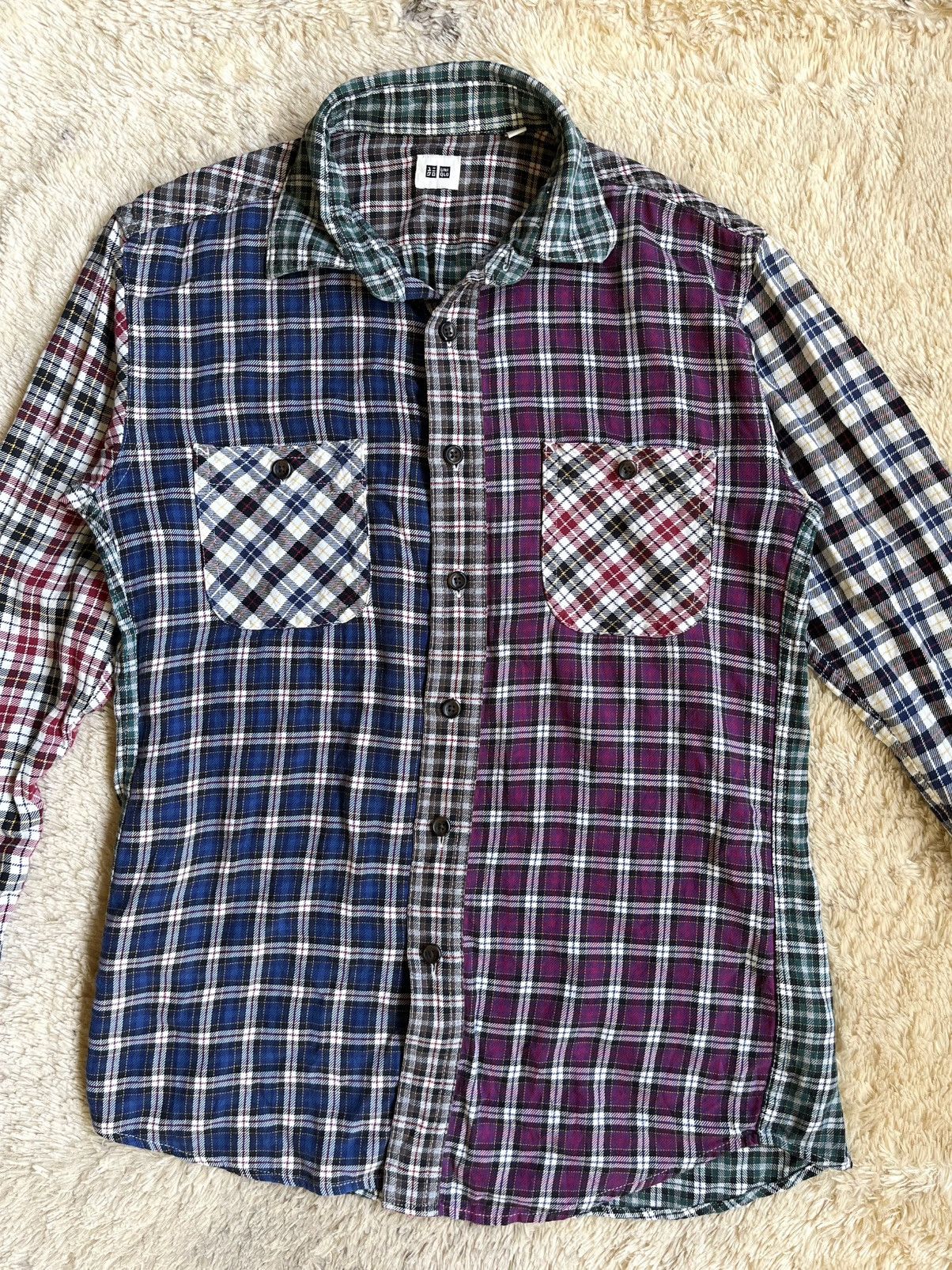 Uniqlo Uniqlo Flannel Multicolor Shirt Size S / US 4 / IT 40 - 3 Thumbnail