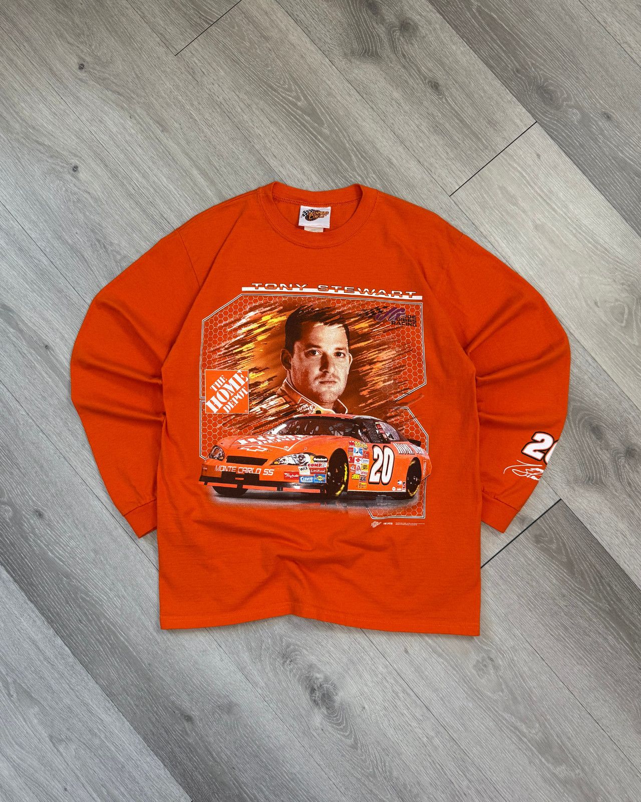 NASCAR Vintage NASCAR Tony Stewart Home Depot Long Sleeve - Medium Size US M / EU 48-50 / 2 - 1 Thumbnail