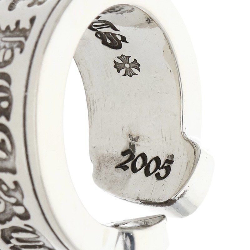 Chrome Hearts Chrome Hearts Large Scroll Label Silver Ring Size ONE SIZE - 4 Thumbnail