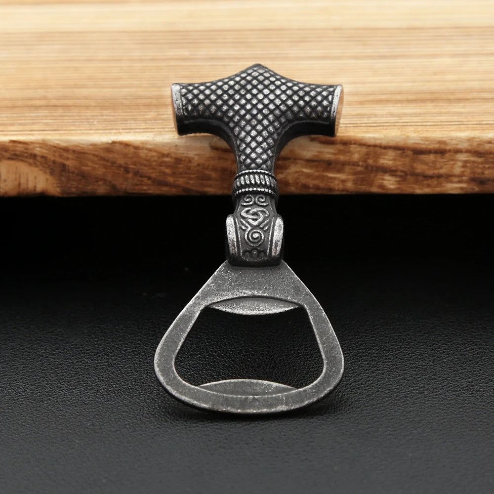 Vintage Nordic Vikings Black Opener Size ONE SIZE - 3 Thumbnail