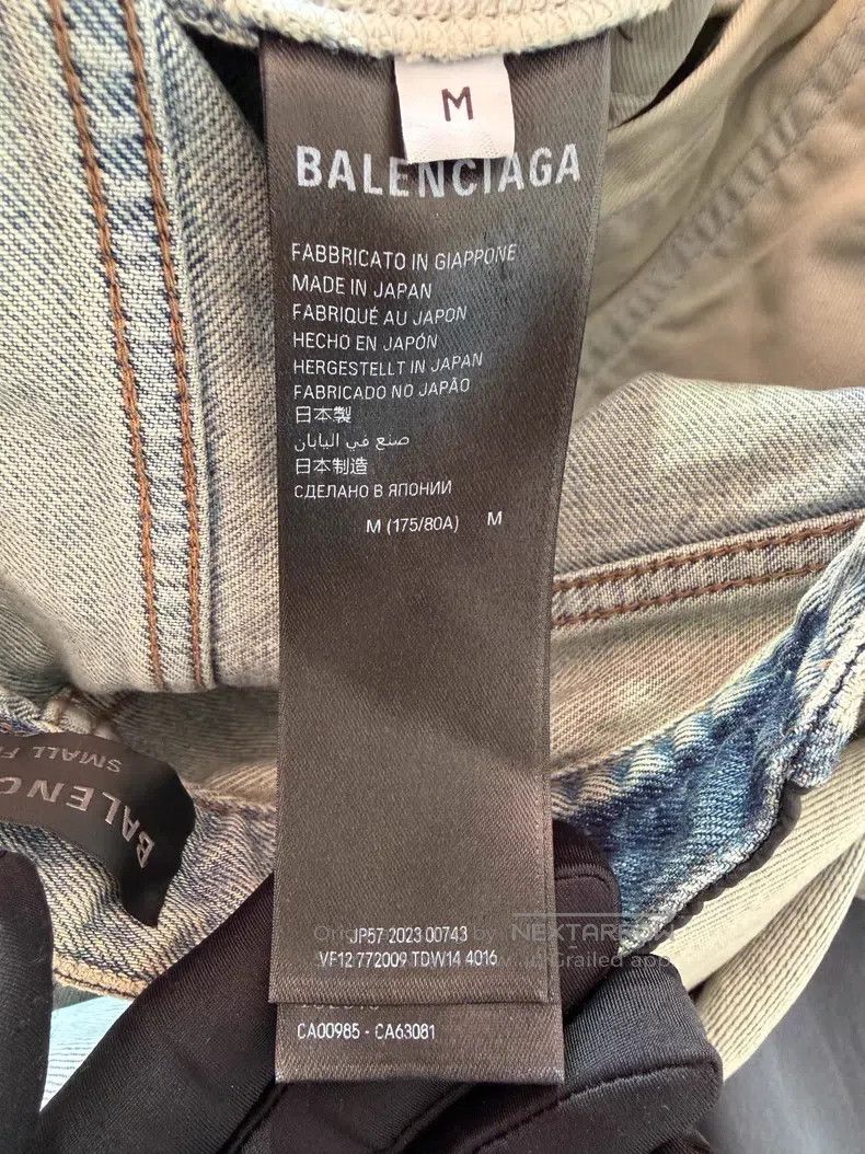 Balenciaga Balenciaga size M Distressed Hem Destroyed Denim Pants Size US 27 - 6 Thumbnail