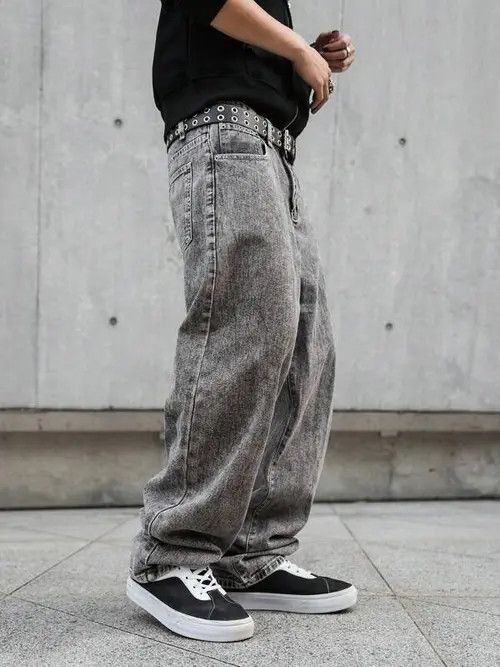Jean Baggy Denim jeans Pants hype Size US 32 / EU 48 - 2 Thumbnail