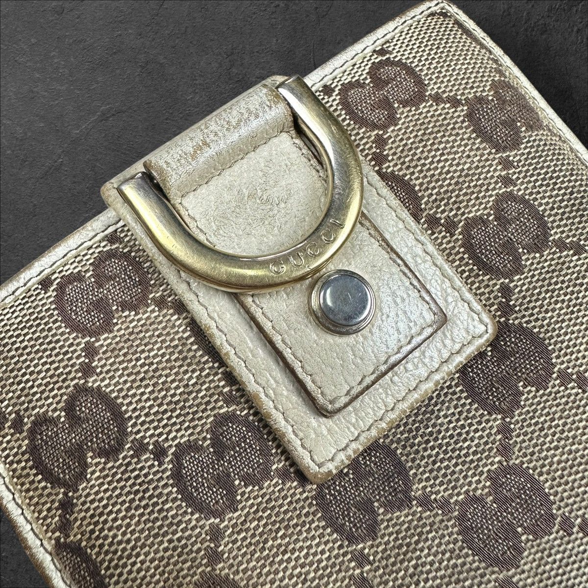 Gucci × Vintage Vintage Gucci Monogram Wallet with box Size ONE SIZE - 6 Thumbnail