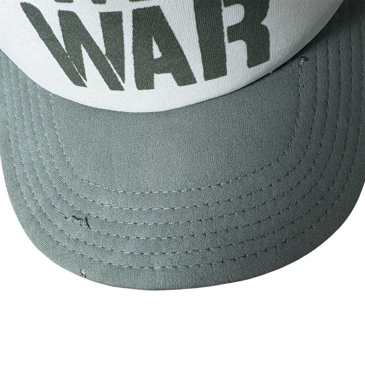 Stussy × Vintage Vintage Stussy Ready And Forward MY WAR Trucker Cap Size ONE SIZE - 11 Thumbnail
