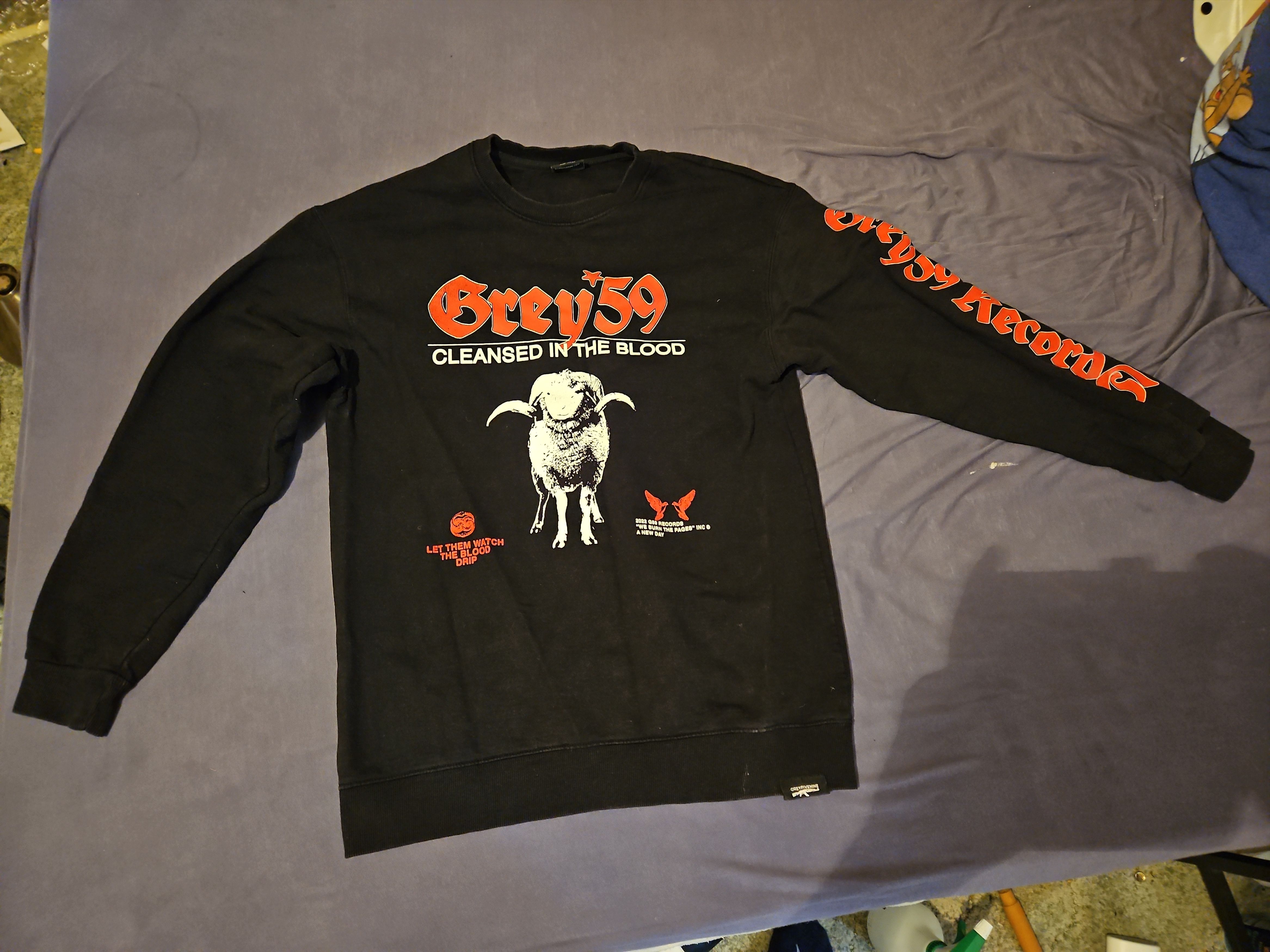 G59 Records G59 Cleansed in the blood Crewneck Size US L / EU 52-54 / 3 - 2 Thumbnail
