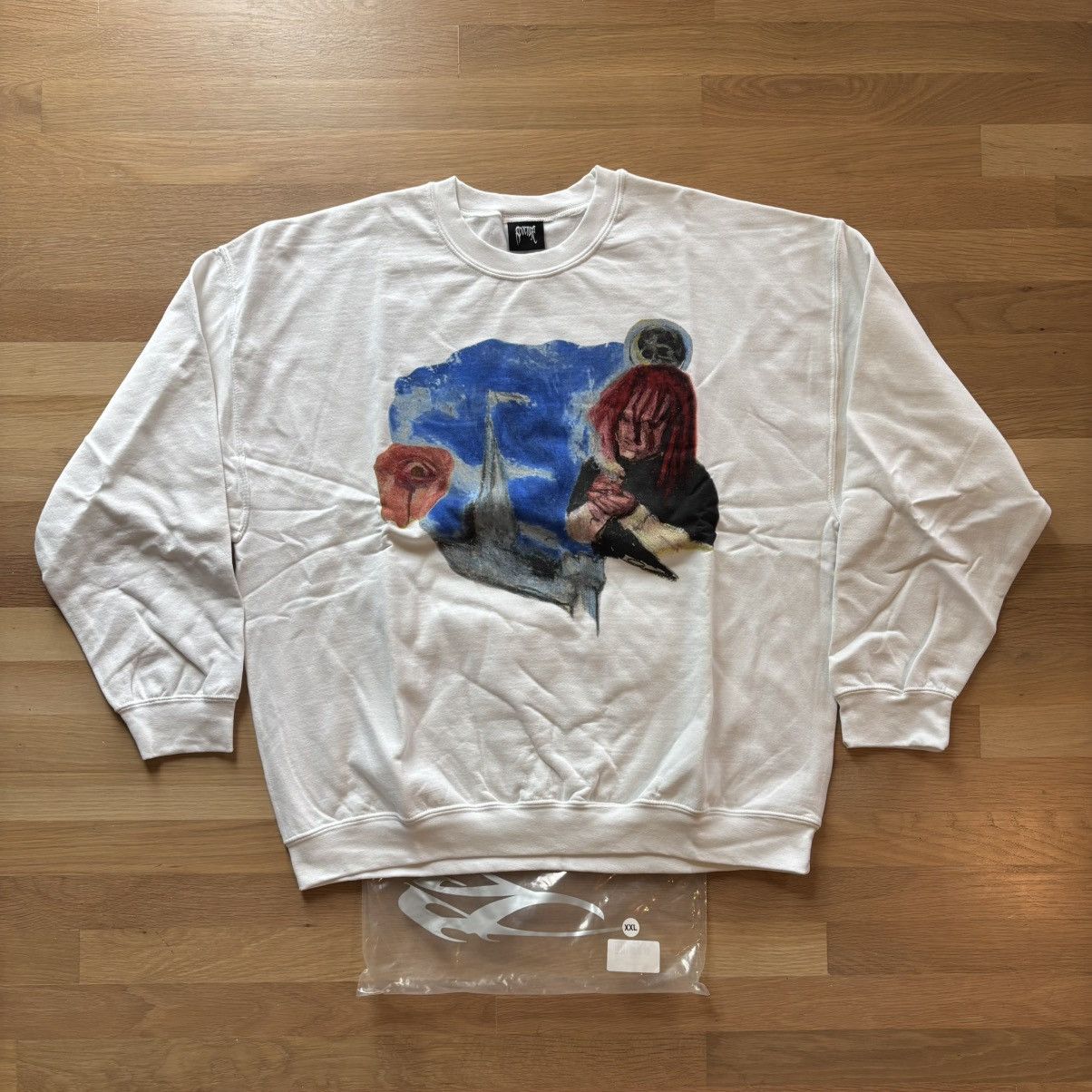 Revenge Revenge Crayon Trippie Redd Crewneck Sweatshirt Size US XXL / EU 58 / 5 - 3 Thumbnail