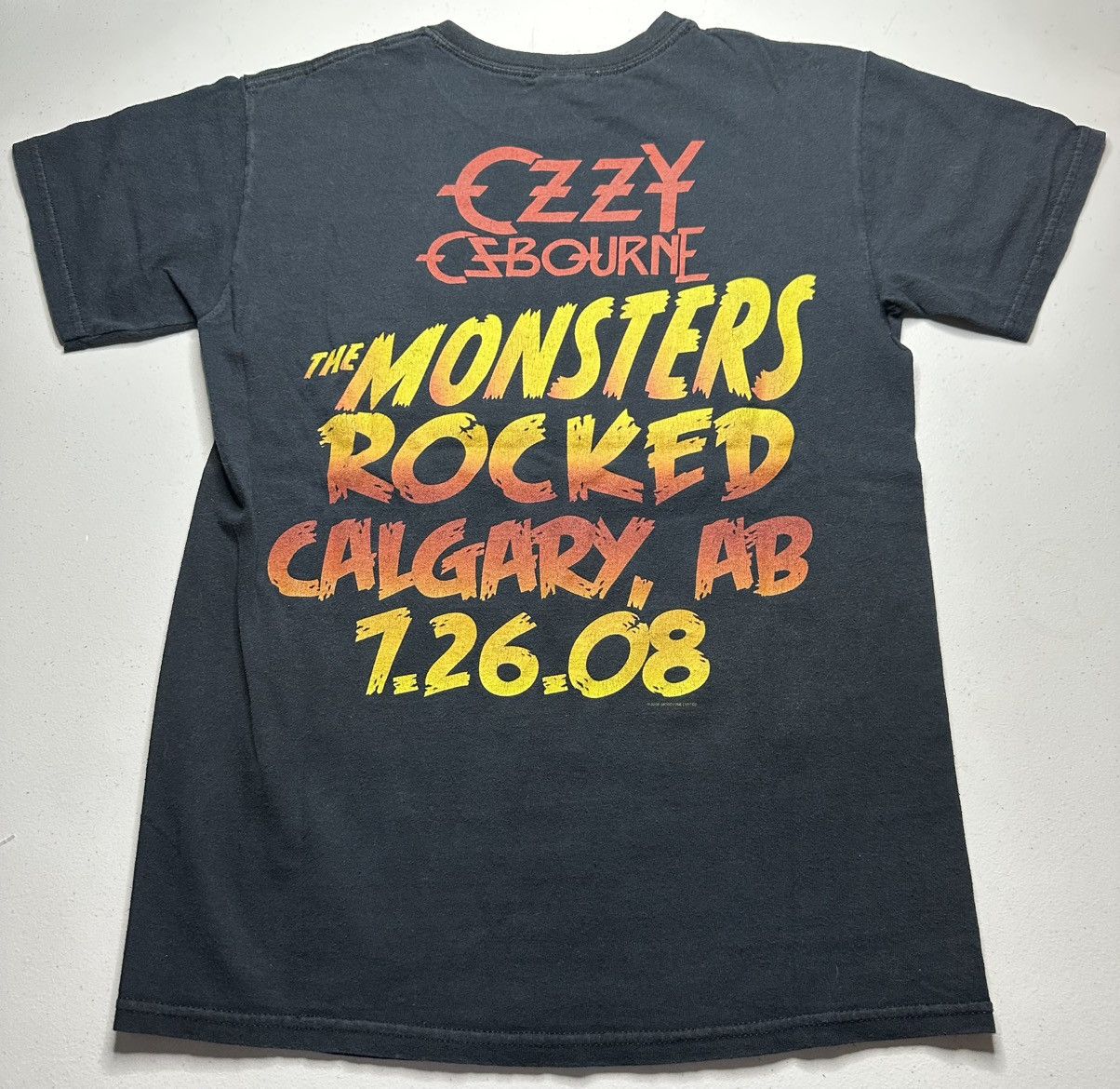 Band Tees Vtg y2k Ozzy Osborne monsters Rocked concert T-shirt Size US S / EU 44-46 / 1 - 2 Thumbnail