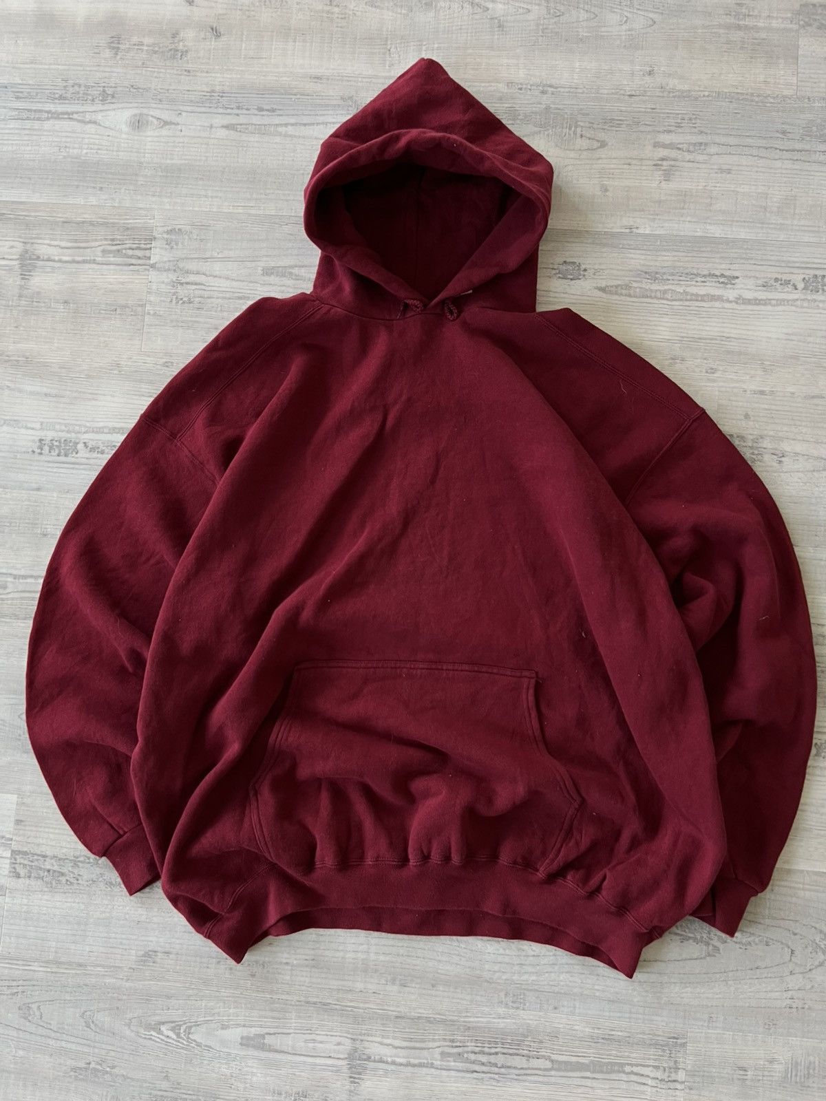 Nike Vintage RARE 90’s Nike Blank Essential Sweatshirt Hoodie Size US XXL / EU 58 / 5 - 1 Thumbnail