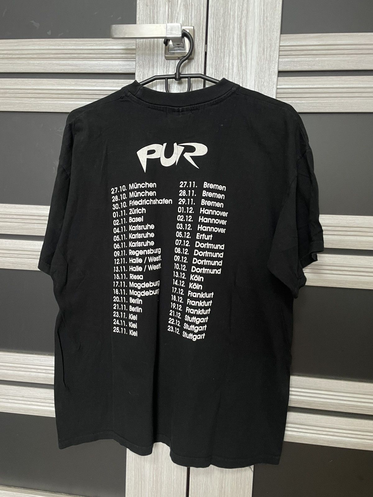 Band Tees Vintage 90s PUR Mittendrin Tour T-Shirt German Pop Rock Size US XL / EU 56 / 4 - 2 Thumbnail