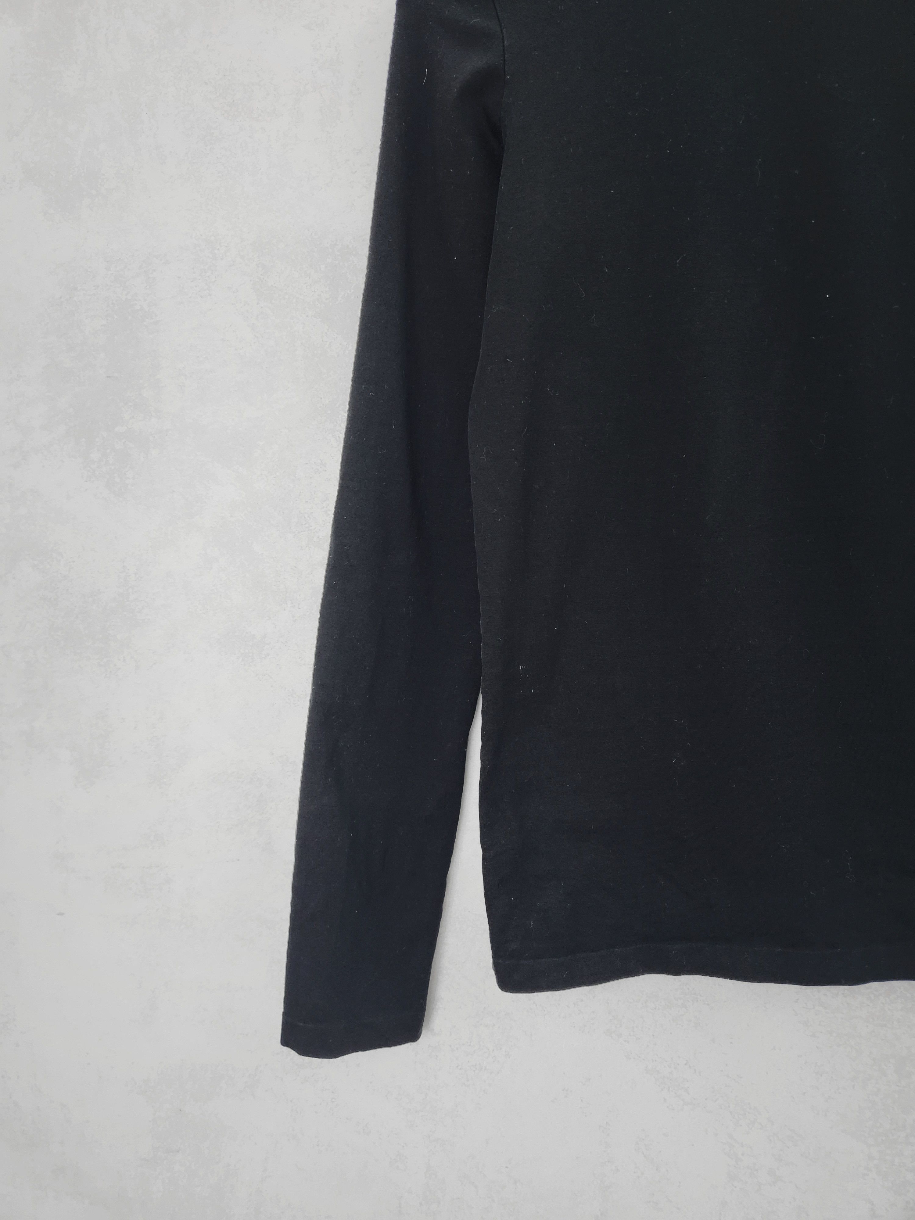 Jil Sander Jil Sander black basic cottone long sleeve size M Size M / US 6-8 / IT 42-44 - 4 Thumbnail