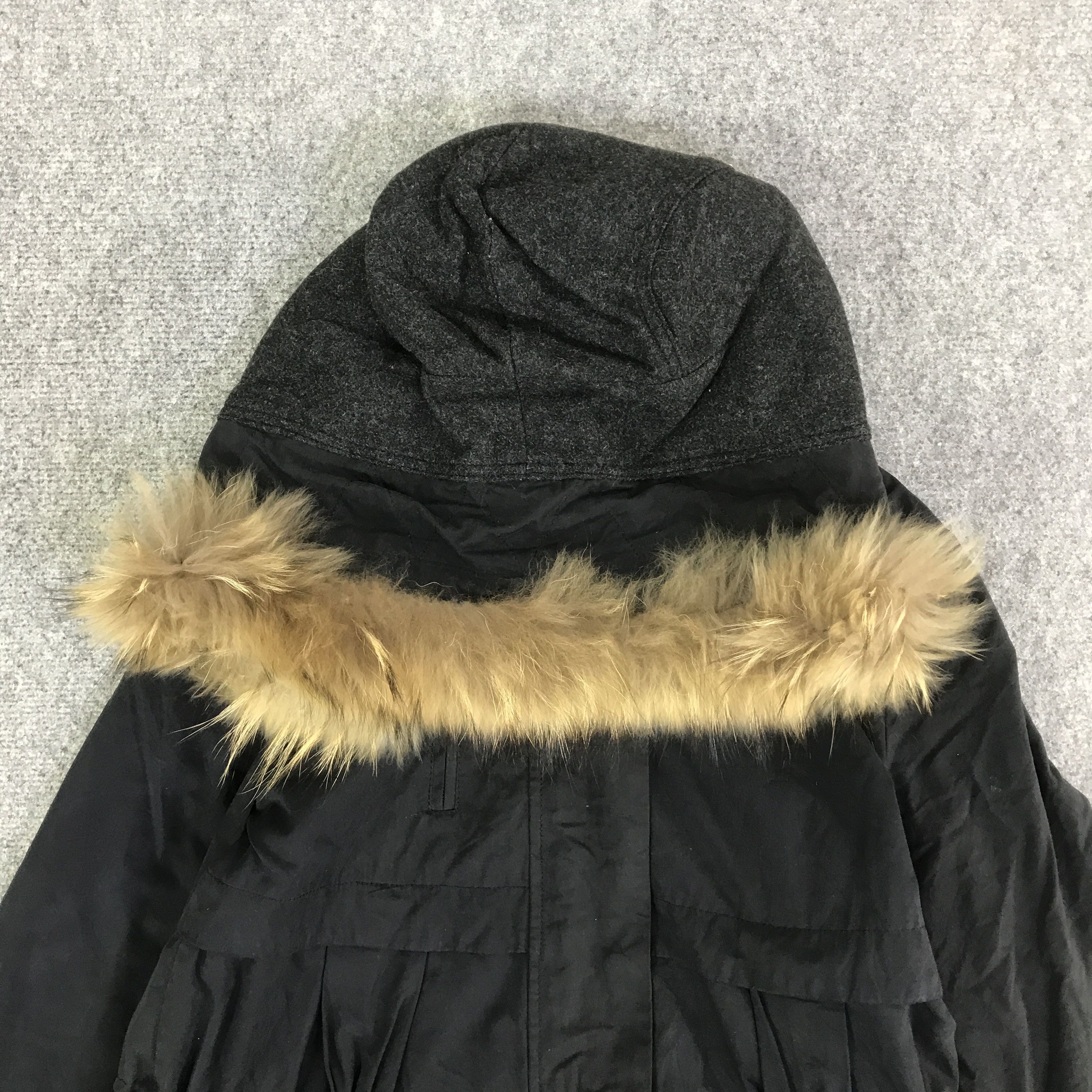 Japanese Brand MAX&CO FUR HOODIE WOMAN JACKET K123B2 Size US L / EU 52-54 / 3 - 7 Thumbnail